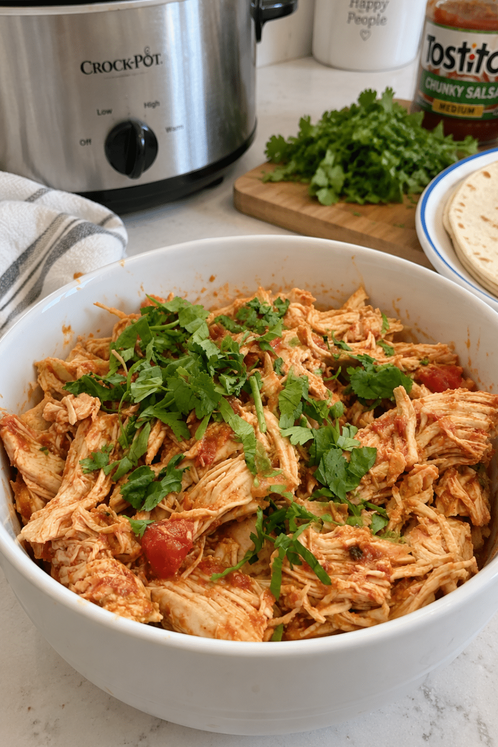 salsa chicken crock pot