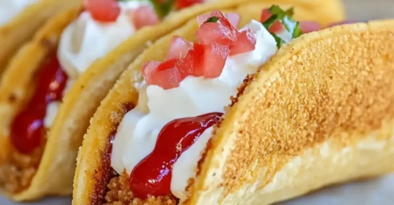 Cherry Cheesecake Tacos