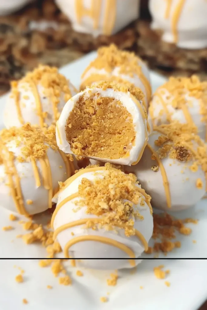 Pumpkin Cheesecake Balls