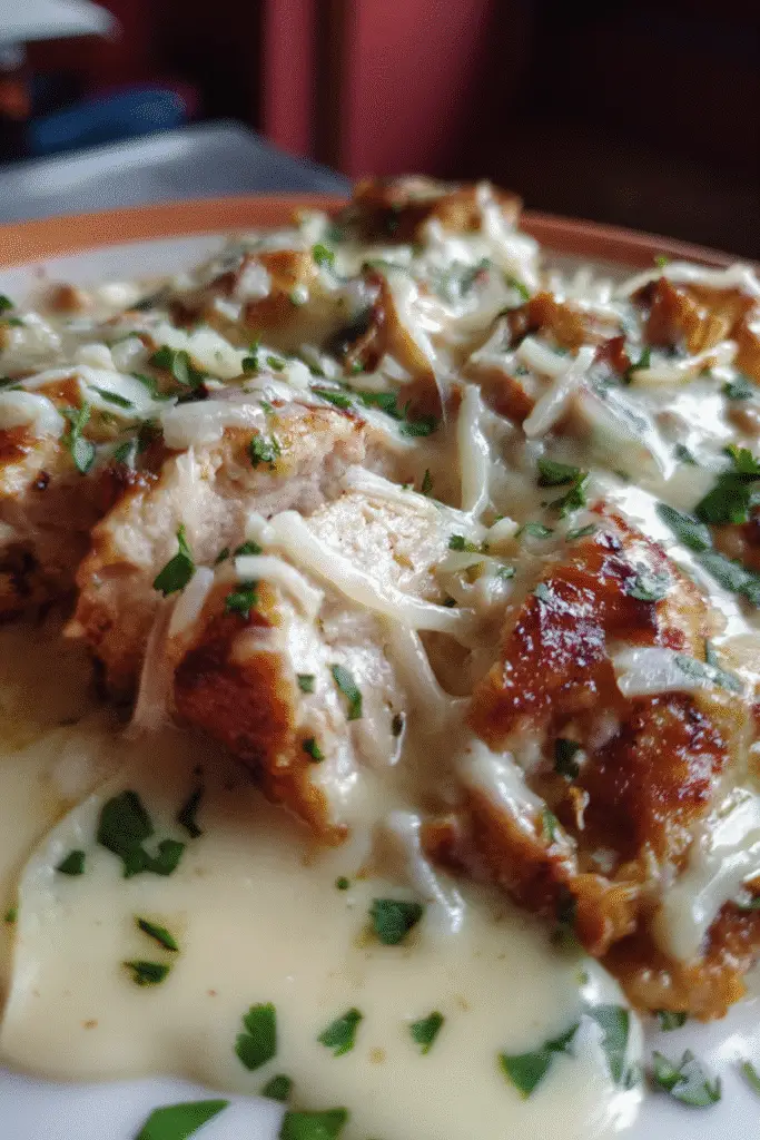 Mexican Chicken with Cheese Sauce