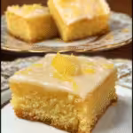 Easy Lemon Brownies Recipe