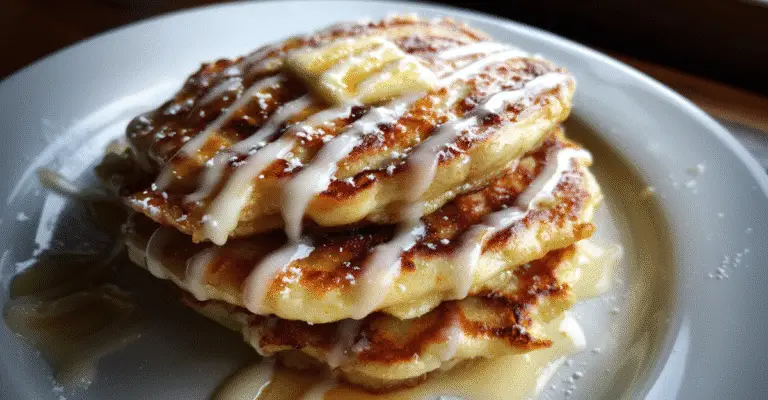 Cinnamon Roll Pancakes