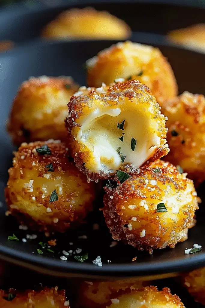 Cheesy Parmesan Mozzarella Bites