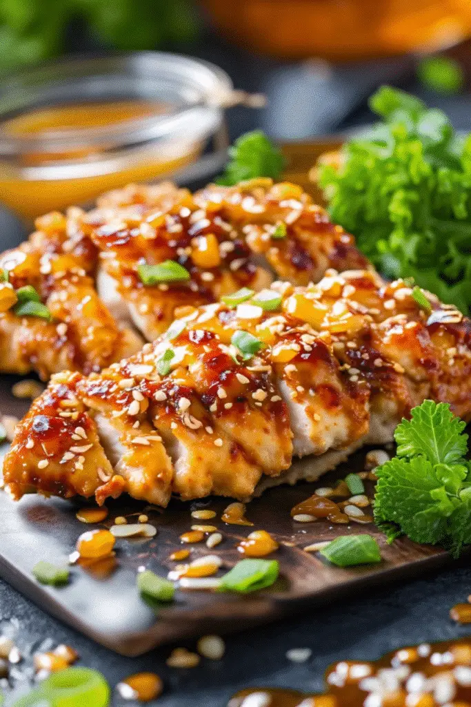 Baked Crunchy Hot Honey Chicken