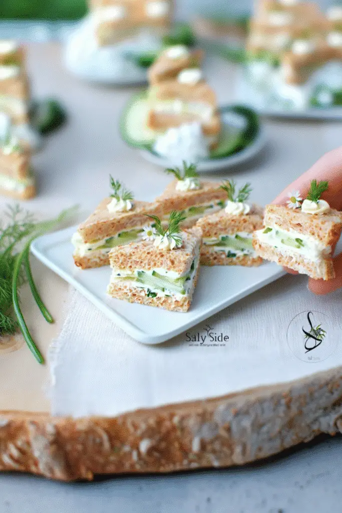 Mini Cucumber Sandwiches