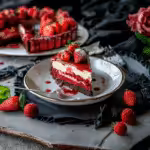 Red Velvet Strawberry Cheesecake