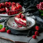 Red Velvet Strawberry Cheesecake