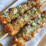 Ranch Garlic Parmesan Chicken Skewers