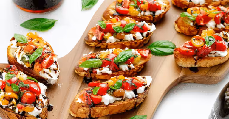Burrata Bruschetta