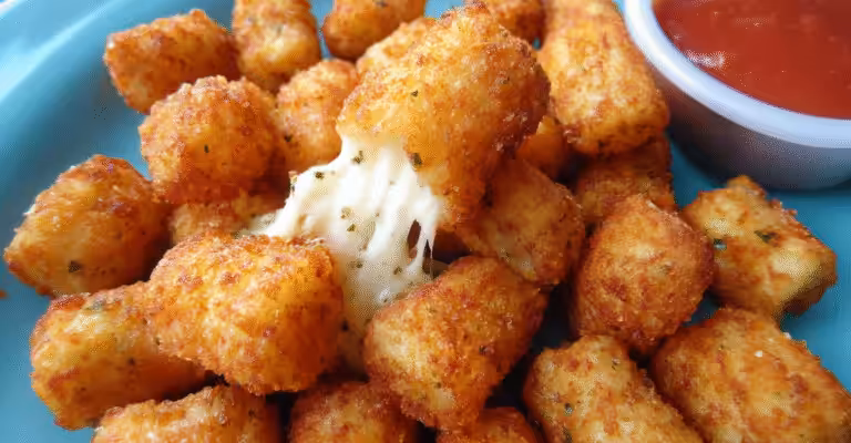 Easy Fried Cheese Bites