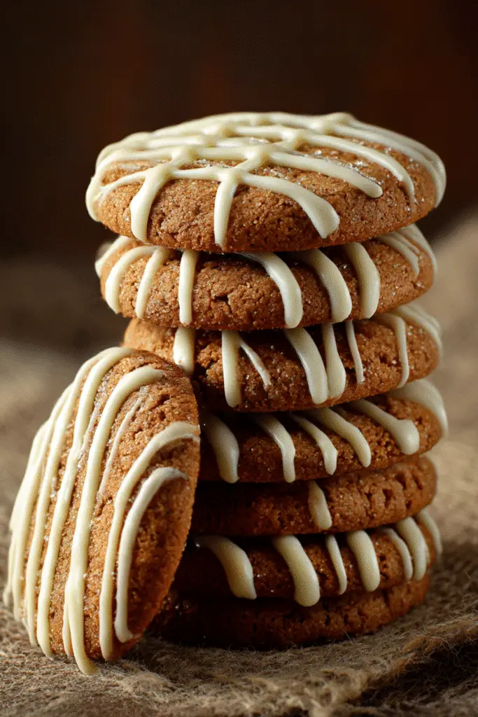 Gingerbread Thumbprint Cookies