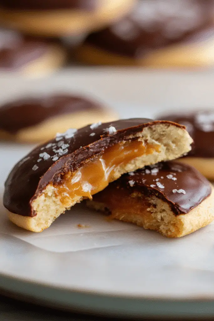 homemade twix cookies