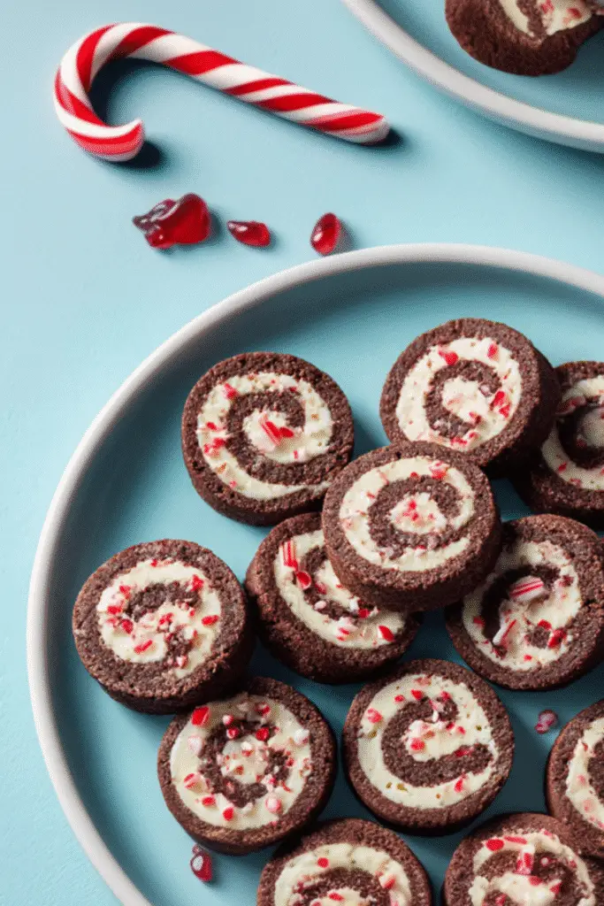 Alton's Chocolate Peppermint Pinwheel Cookies