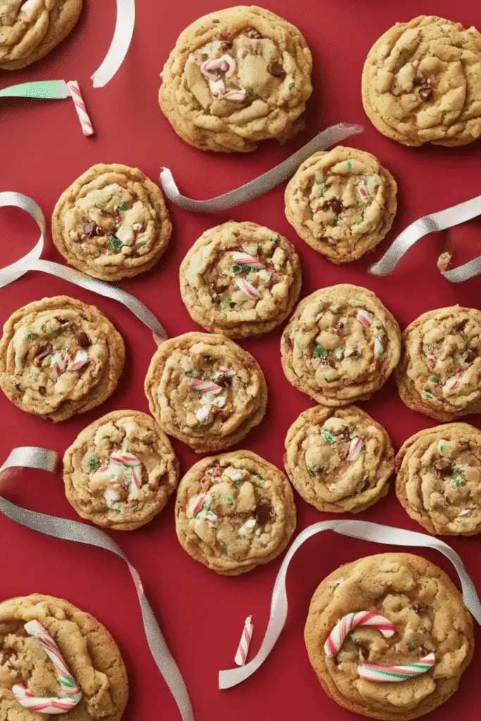 Sunny's Chocolate Chip Candy Cane Cookies