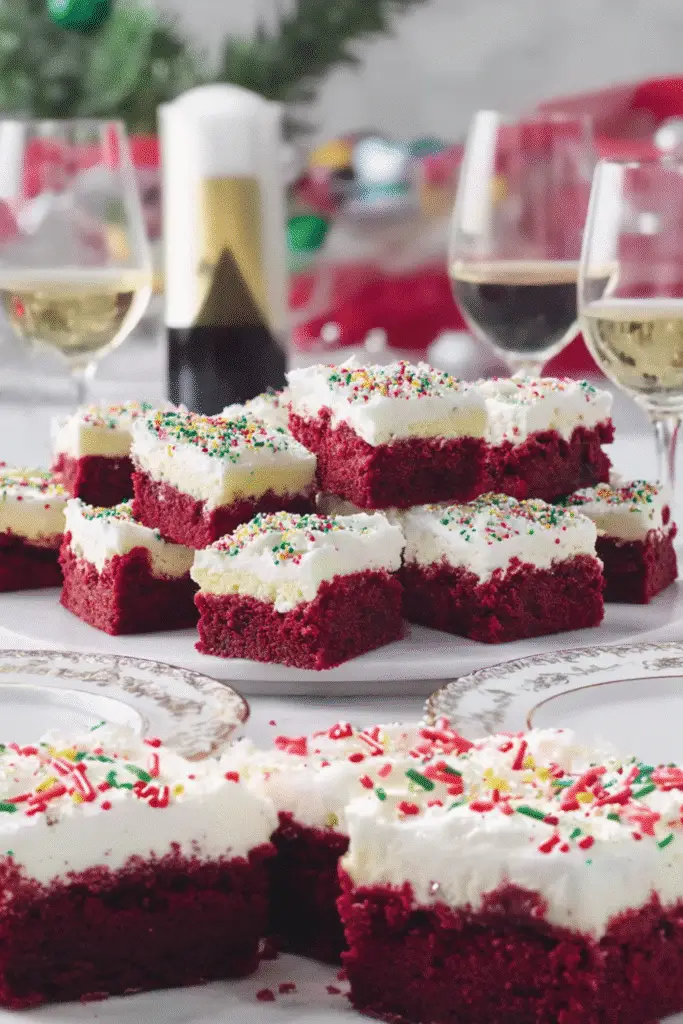 Red Velvet Ooey Gooey Bars