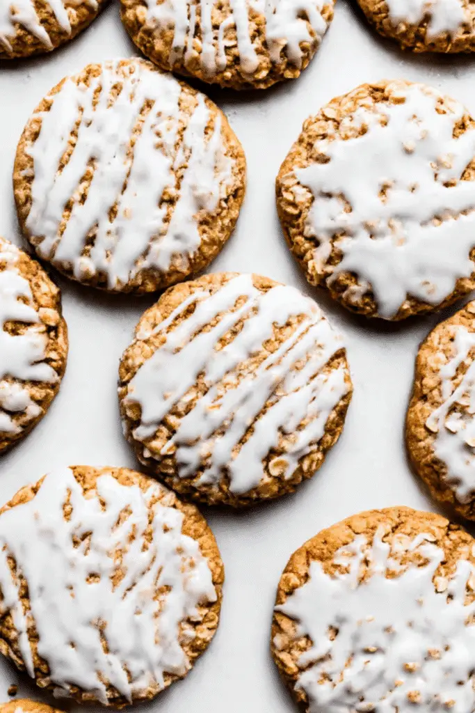 Iced Oatmeal Cookies
