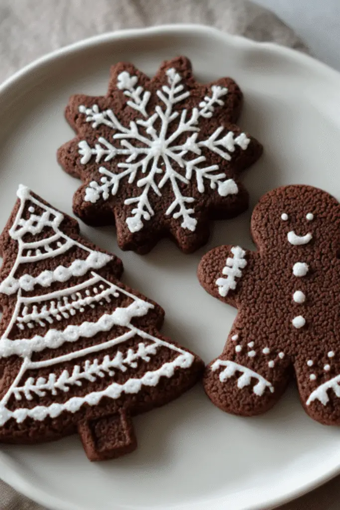Chocolate Sugar Cookie Cutouts