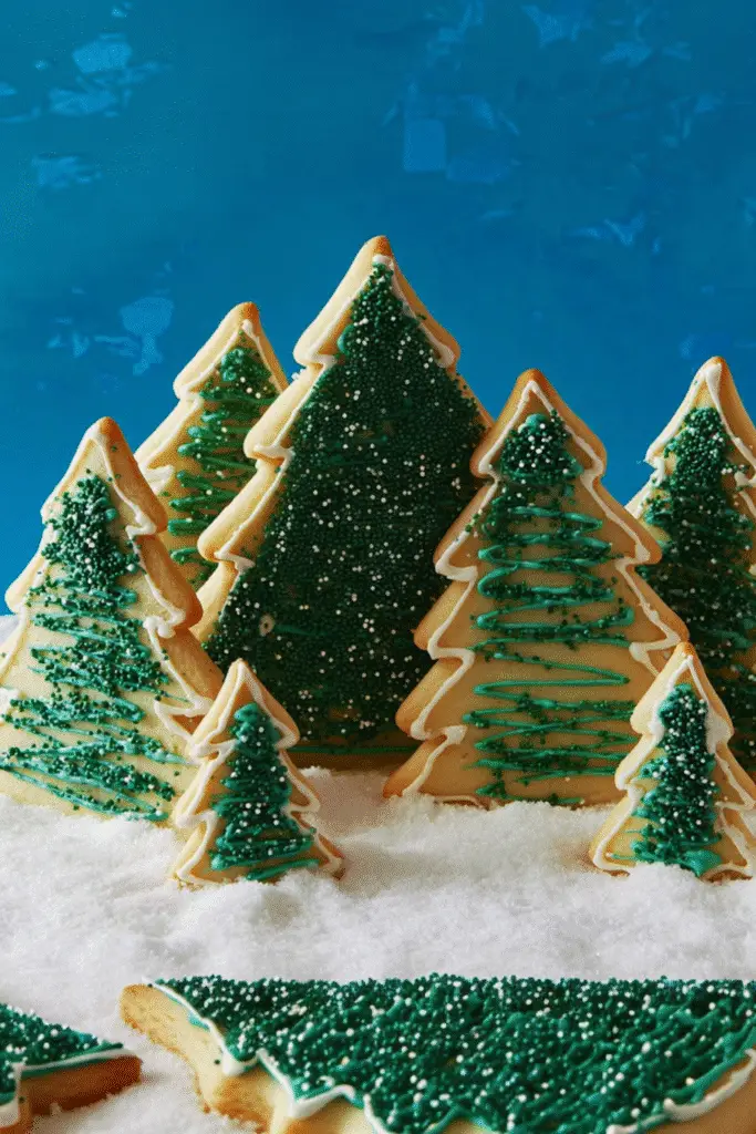 Christmas Tree Cookie Forest