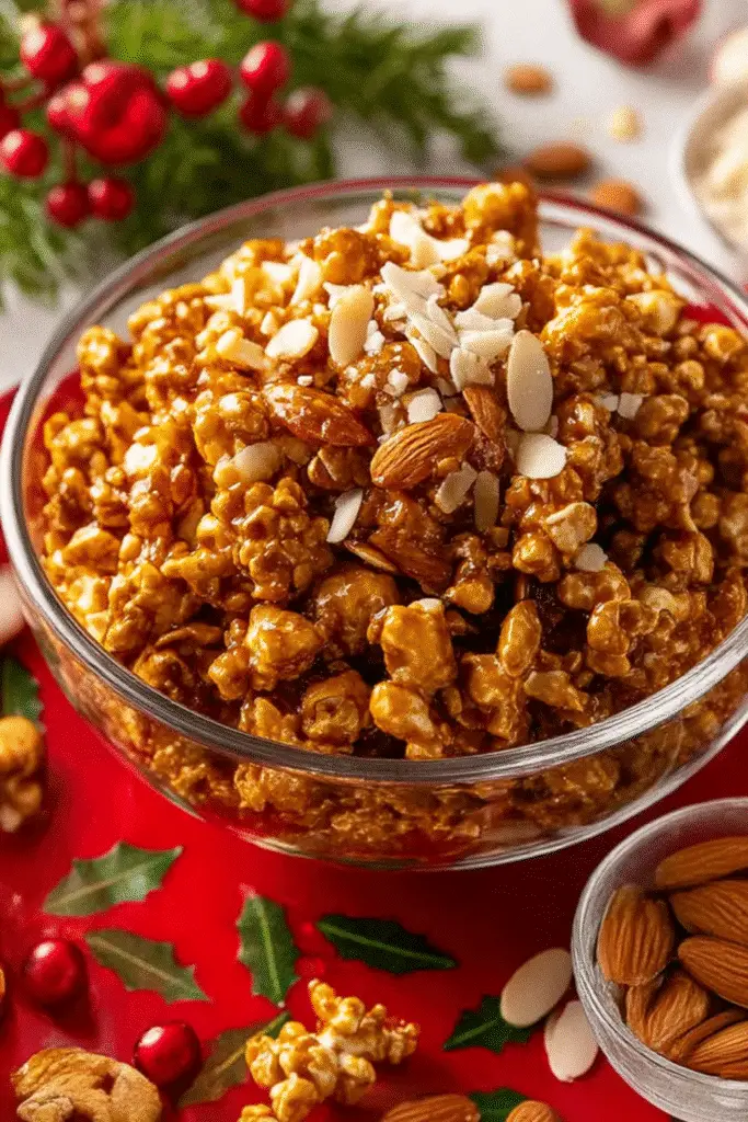 christmas popcorn candy recipe