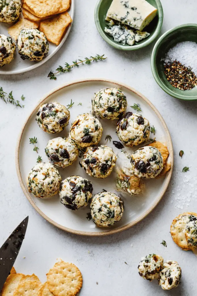 Cranberry Pecan Goat Cheese Balls