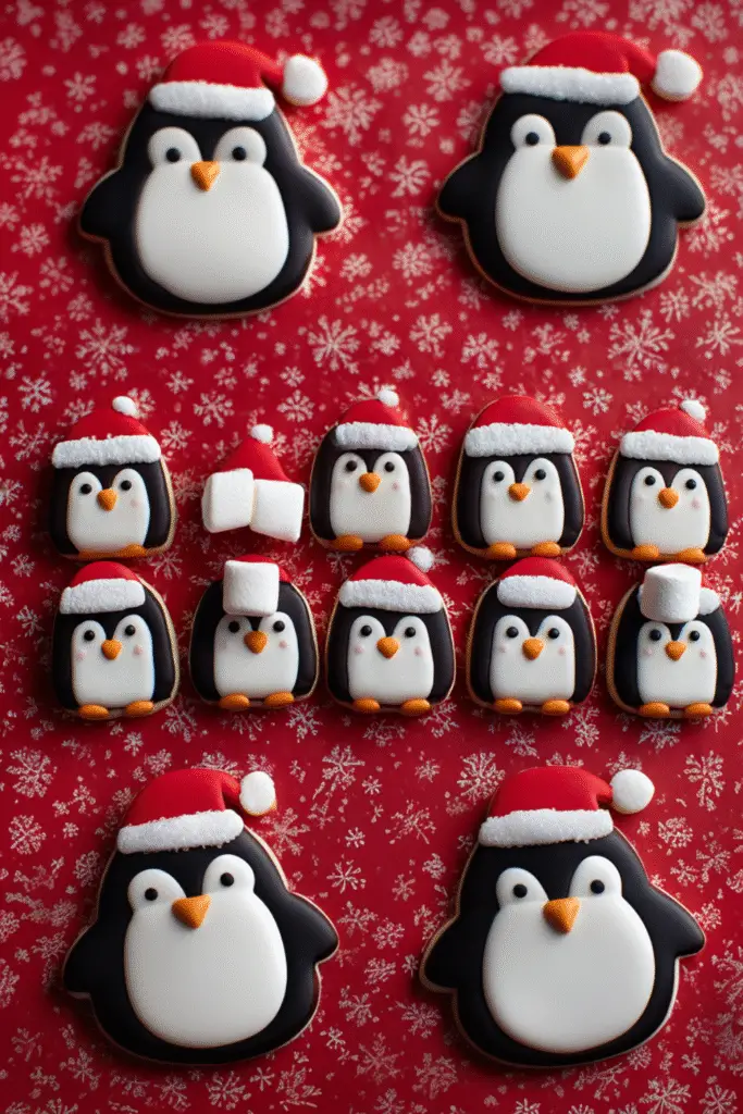 Penguin Slice-and-Bake Cookies