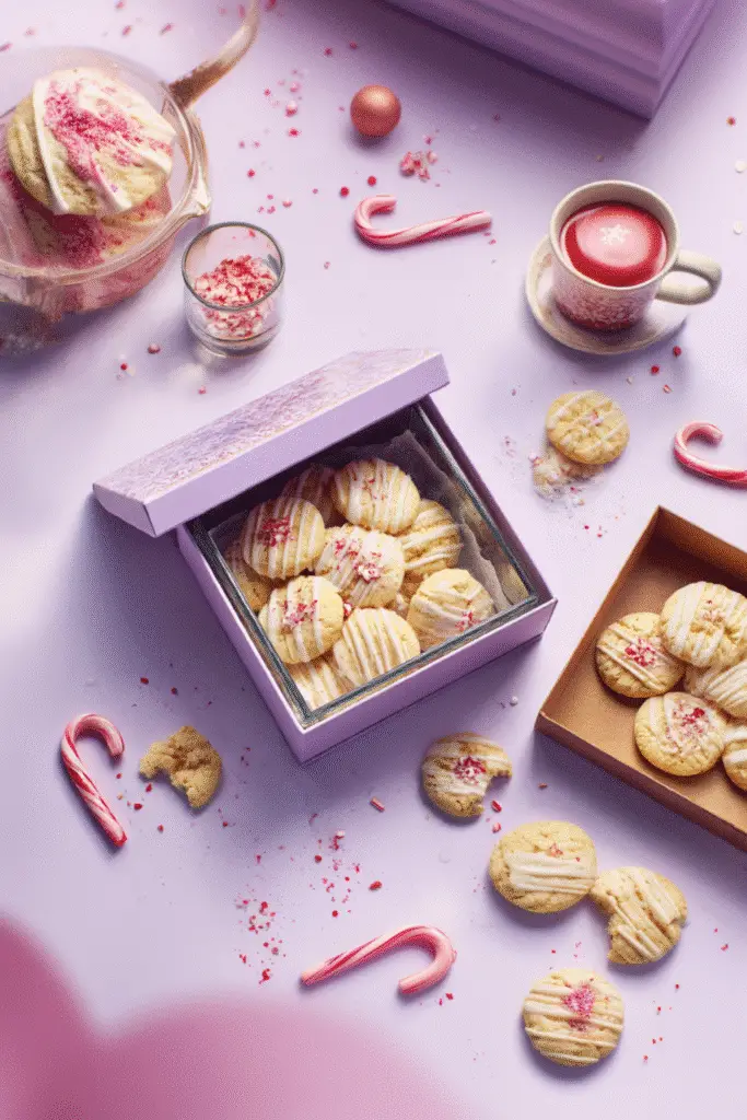 White Chocolate Peppermint Rugelach