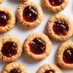 Peanut Butter and Jelly Thumbprint Cookies