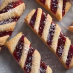 Bake and Slice Thumbprint Cookies