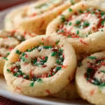 Cherry Pistachio Pinwheel Cookies