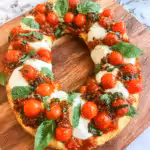Holiday Wreath Pizza