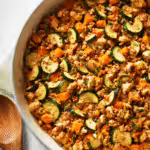 Ground Turkey Sweet Potato Bake