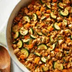 Ground Turkey Sweet Potato Bake
