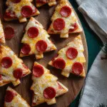 Puff Pastry Christmas Tree Pizza Bites