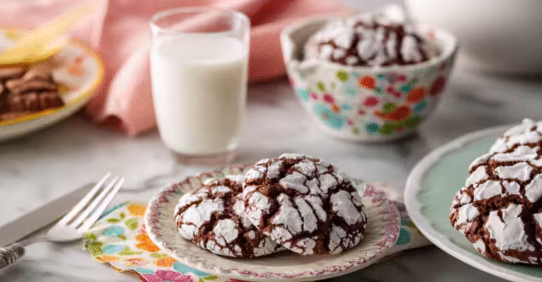 Chocolate Crinkle Cookies