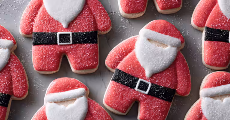 Santa Slice-and-Bake Cookies