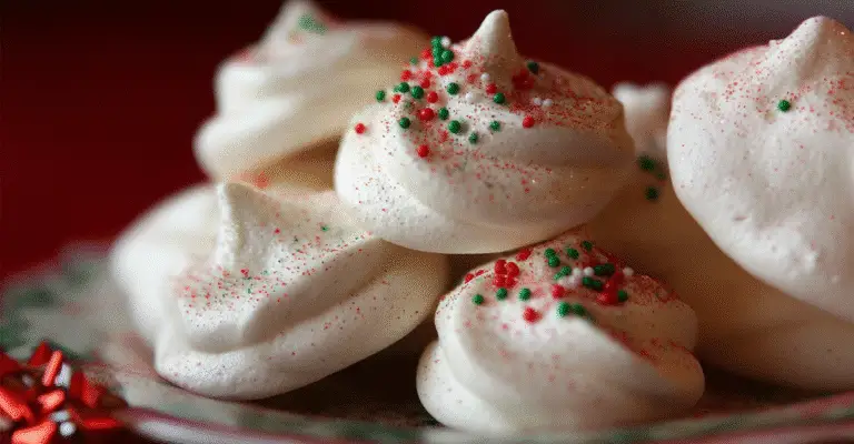 Peppermint Meringues