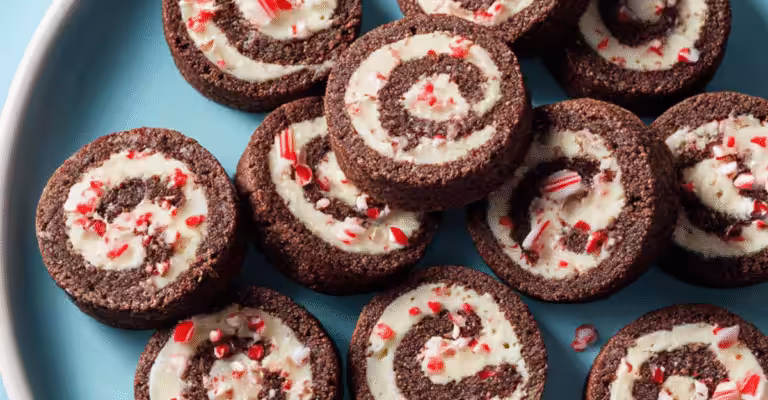 Alton's Chocolate Peppermint Pinwheel Cookies