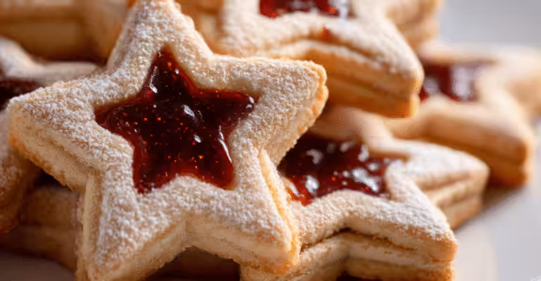 Linzer Star Sandwich Cookies: A Festive Treat with Timeless Charm