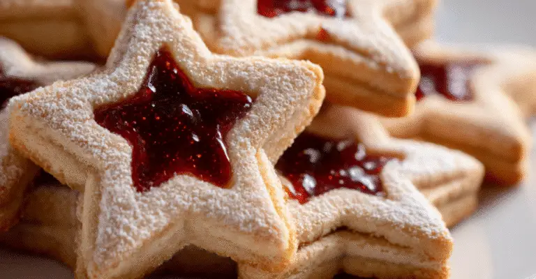 Linzer Star Sandwich Cookies: A Festive Treat with Timeless Charm
