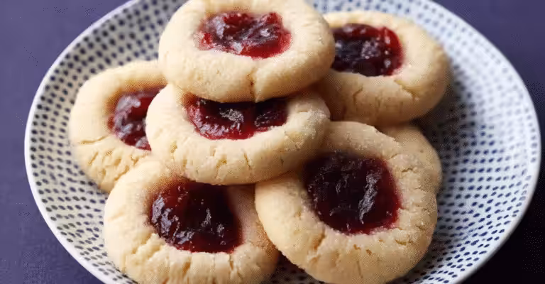 Butter and Jam Thumbprints