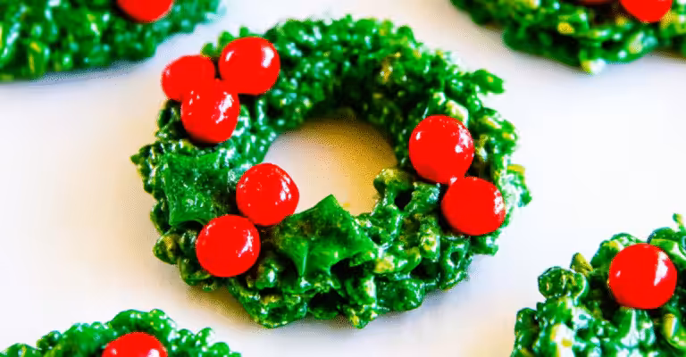 Cornflake Christmas Wreaths