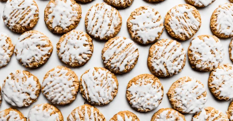 Iced Oatmeal Cookies