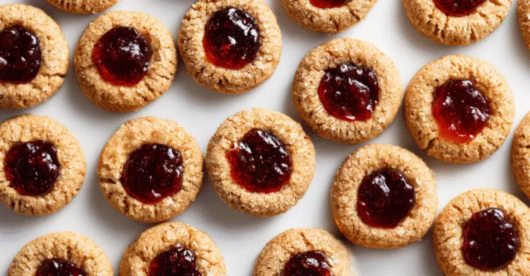 Peanut Butter and Jelly Thumbprint Cookies – Soft, Chewy, and Nostalgic Treats