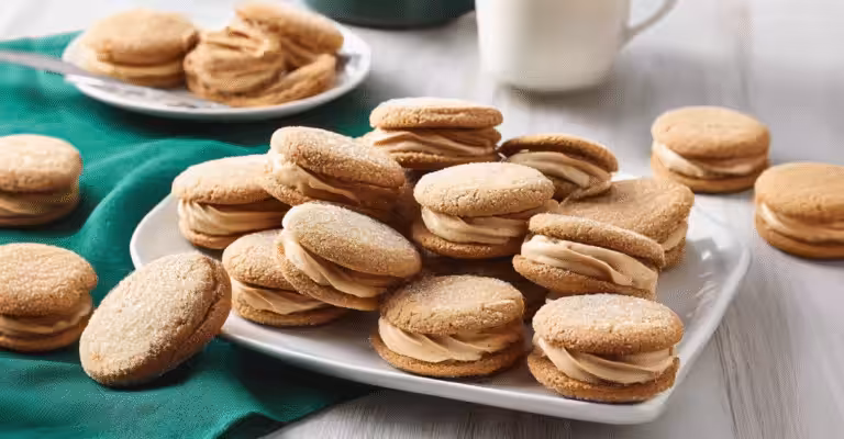 Double-Stuffed Gingerbread Cookies