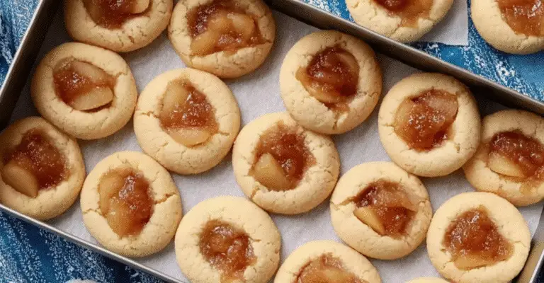 Apple Pie Thumbprint Cookies