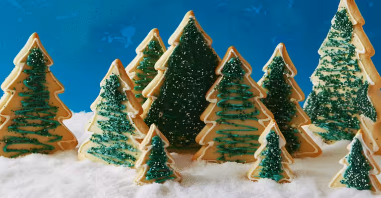 Christmas Tree Cookie Forest: A Festive Holiday Centerpiece Dessert