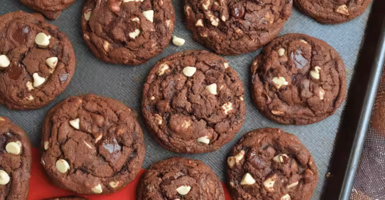 Triple Chocolate Cookies