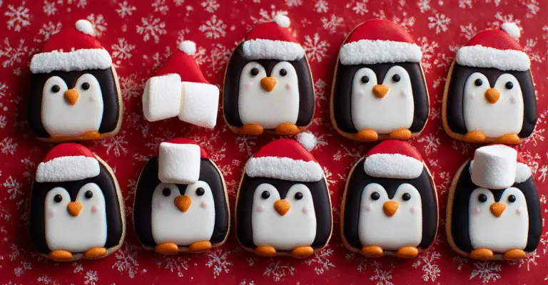 Penguin Slice-and-Bake Cookies