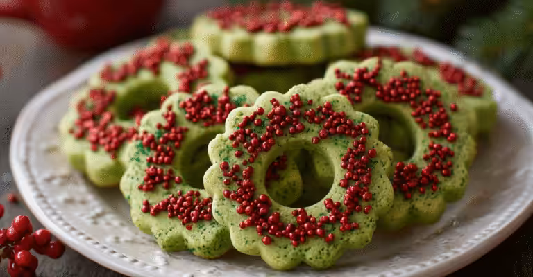 Linzer Doily Wreaths: The Ultimate Holiday Cookie with a Vintage Twist