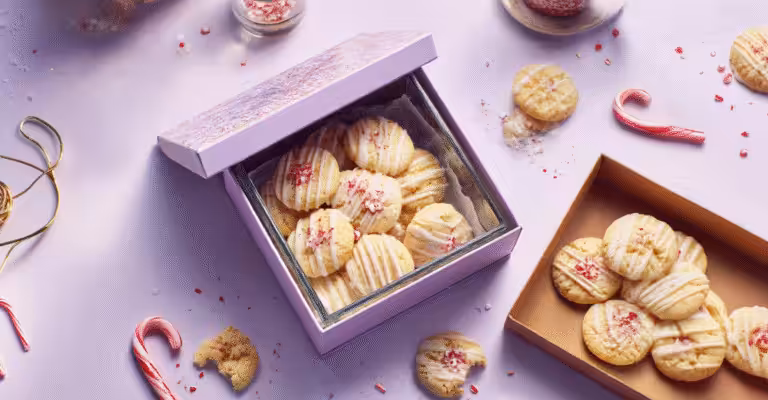 White Chocolate Peppermint Rugelach